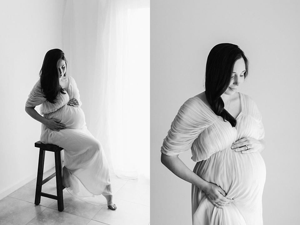 Intimate Studio Maternity Session  Washington DC Pregnancy Photographer —  Kate Juliet Photography