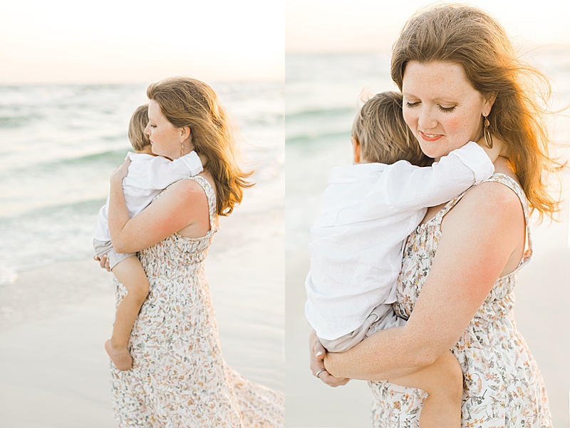 motherhood photography education feature 30A Florida beach session by Nicole Bielenin Photography