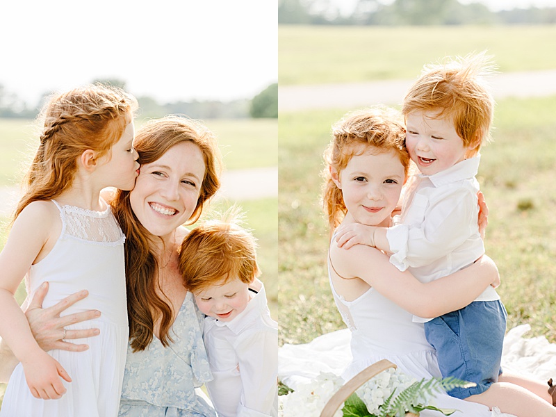 family photography session in Atlanta, Georgia featured by The Motherhood Anthology and photographed by Mary Ann Craddock Photography red head mom and red head kids