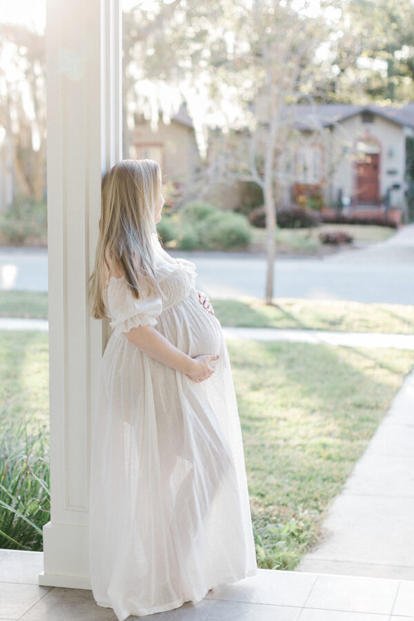 in-home maternity session  photographed by Rooted Love Photography in Orlando, FL featured on The Motherhood Anthology blog