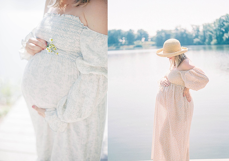 waterfront maternity session in Richmond, Virginia photographed by Beatific Visions Photography and featured on The Motherhood Anthology blog