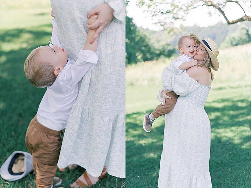 outdoor family maternity session in Richmond, Virginia photographed by Beatific Visions Photography and featured on The Motherhood Anthology blog