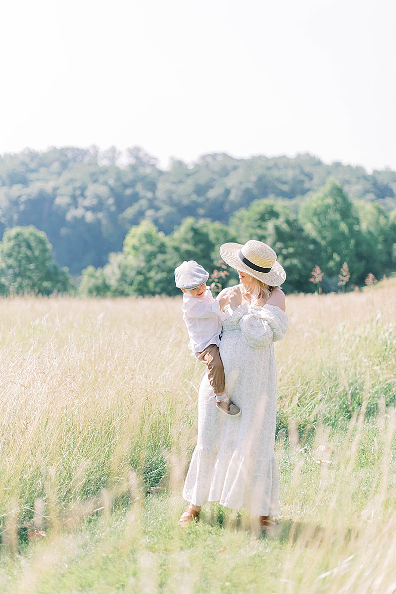 outdoor family maternity session in Richmond, Virginia photographed by Beatific Visions Photography and featured on The Motherhood Anthology blog