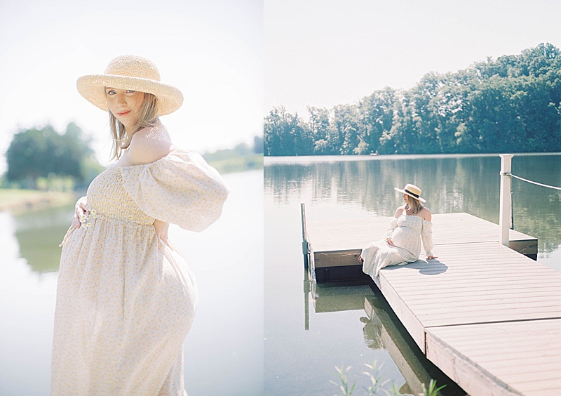 waterfront maternity session in Richmond, Virginia photographed by Beatific Visions Photography and featured on The Motherhood Anthology blog