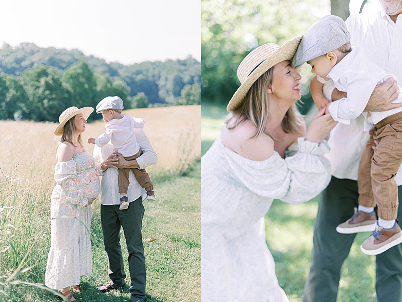 outdoor family maternity session in Richmond, Virginia photographed by Beatific Visions Photography and featured on The Motherhood Anthology blog