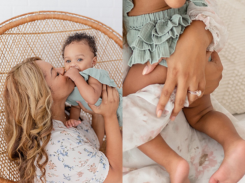 mommy + me studio session in Orlando, FL photographed by Emely F Photography featured on The Motherhood Anthology Blog