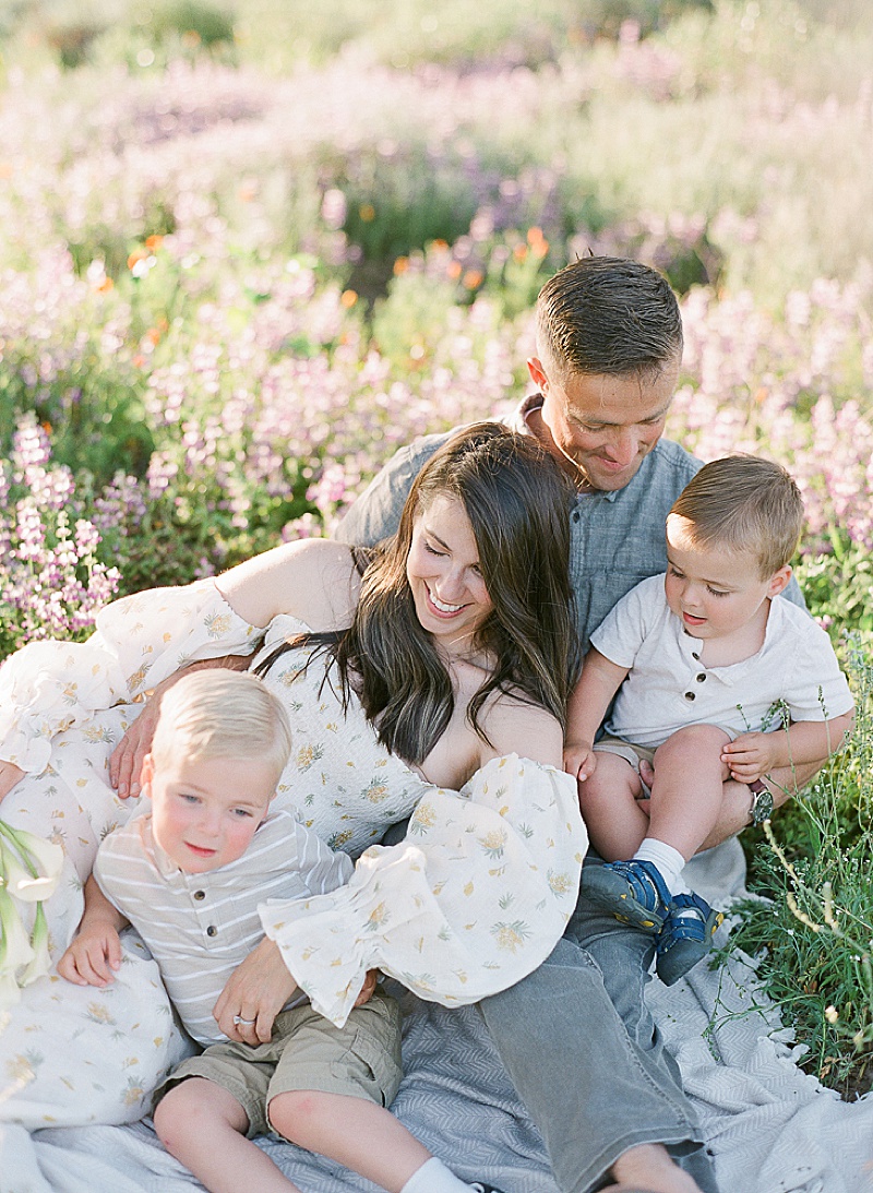 family photography session in sunny California maternity photography natural light photography golden hour lifestyle photography